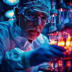 High-Tech Surgery &ndash; A doctor working with cutting-edge medical technology.