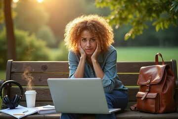 Online certifications Solopreneur side hustles Remote recruitment Talent marketplace domyessay We work remotely Weworkremotely Skip the Drive Brightside health Young woman with curly hair using lapto