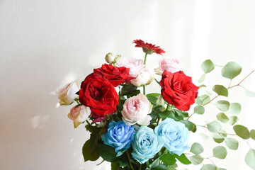 カラフルなバラ