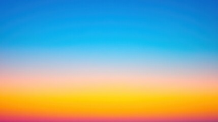 Obraz premium Vibrant sunset gradient sky background