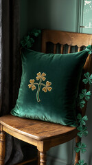  shamrock pillow