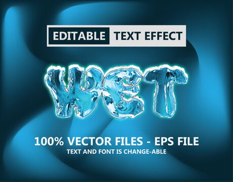 Wet Text Effect | Fully Editable