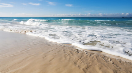 Obraz premium The ocean is calm and the waves are small