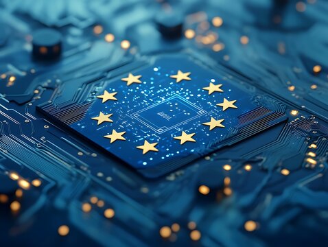 EU digital future, circuit board (2)