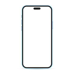 blank smart phone with blank screen