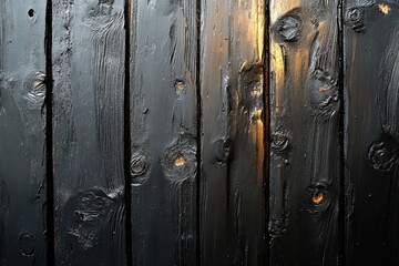 Fototapeta premium dark wood texture black background abstract grain modern timber vintage panel