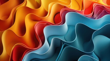 Abstract 3D texture geometric colorful background