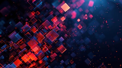 abstract background of colorful squares abstract