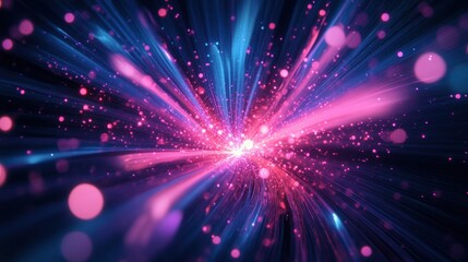 Naklejka premium Artificial Intelligence Data Analysis Visualization Complex Information Technology Innovation Machine Learning Neural Network Flow