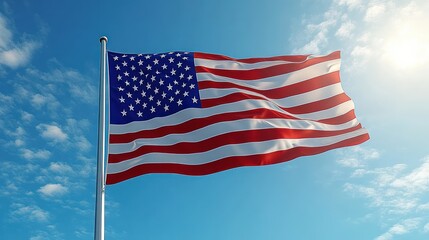 Obraz premium Upside Down American Flag Symbolizing Stolen Election and Conspiracy Among Conservatives