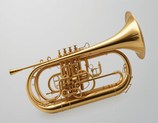 Naklejka premium Brass Brilliance: The Power and Elegance of the Trumpet