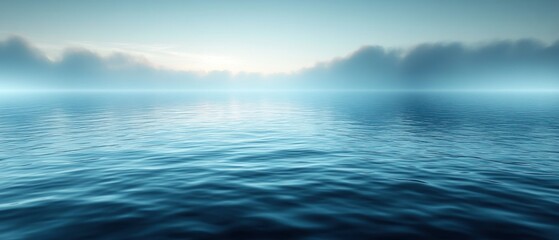 Fototapeta premium Calm Blue Water Surface Texture with Gentle Ripples and Bubbles Abstract Background for Summer