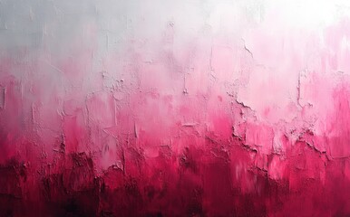 Abstract Textured Painting in Pastel Pink and White with Brush Strokes and Gentle Lighting