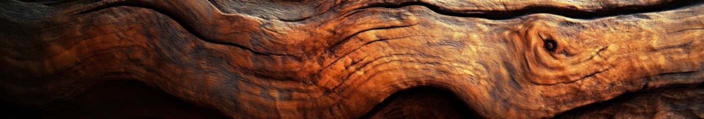 Naklejka premium Natural Oak Wood Grain Texture Background with Warm Tones and Minimalist Style