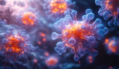 3D Visualization of Omicron Variant Coronavirus Structure and Infection Dynamics