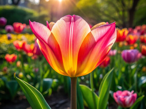 yellow and red tulips. tulip, flower, spring, nature, pink, garden, flowers, tulips, bloom, red, blossom, flora, floral, beauty, purple, field, summer, plant, colorful, yellow, park, day, bouquet, bea