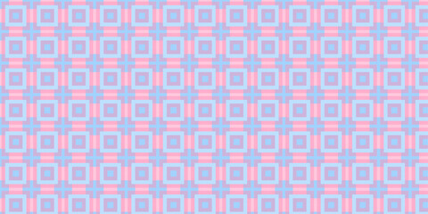 Dreamy Symmetry in Pink and Blue