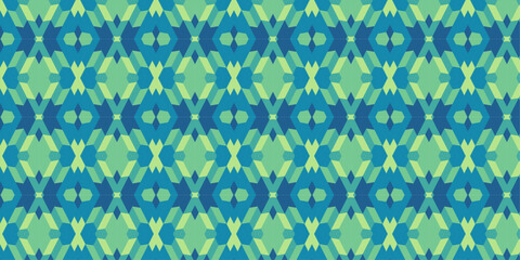 Deep Blue and Green Symmetric Flow