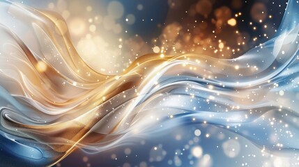 Abstract Wave Art &ndash; Japanese-Inspired Swirling Ocean Illustration