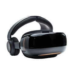Oculus VR Headset with Soft Padded Ear Cups Isolated on Transparent Background