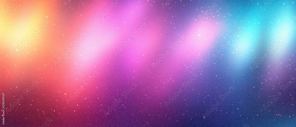 Fototapete abstract gradient background with pastel colors and dreamy bokeh effect for graphic design