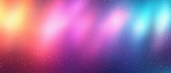 Abstract Gradient Background with Pastel Colors and Dreamy Bokeh Effect for Graphic Design