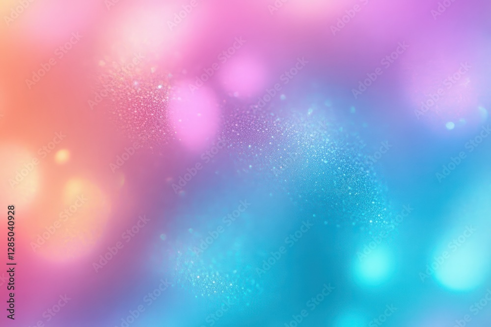 Leinwandbilder abstract pastel gradient holographic background blurred texture pattern soft noise effect
