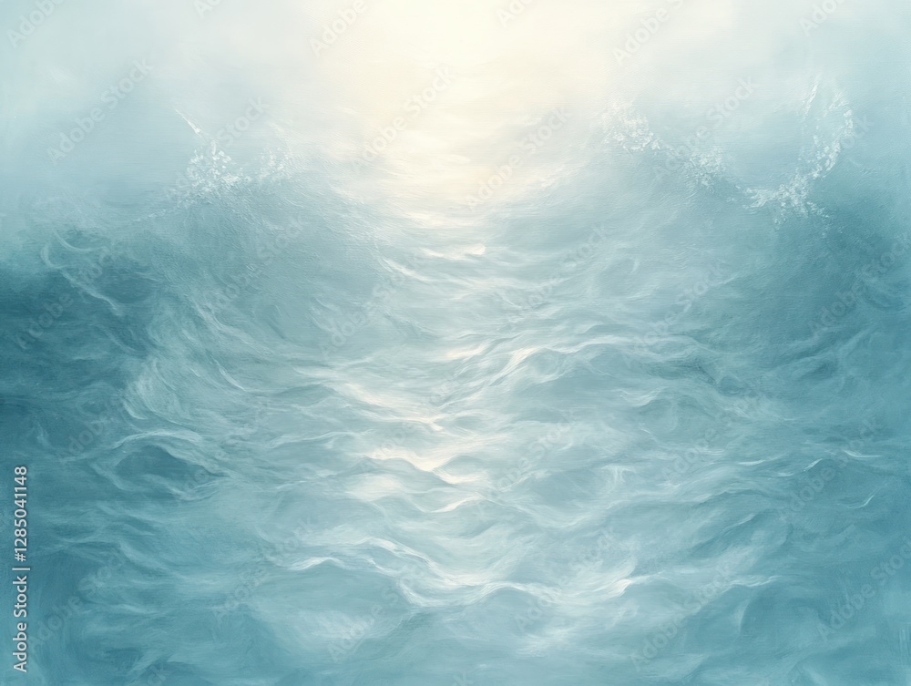 Fototapete calming water ripple abstract background with soft light and fluid patterns for spa and travel