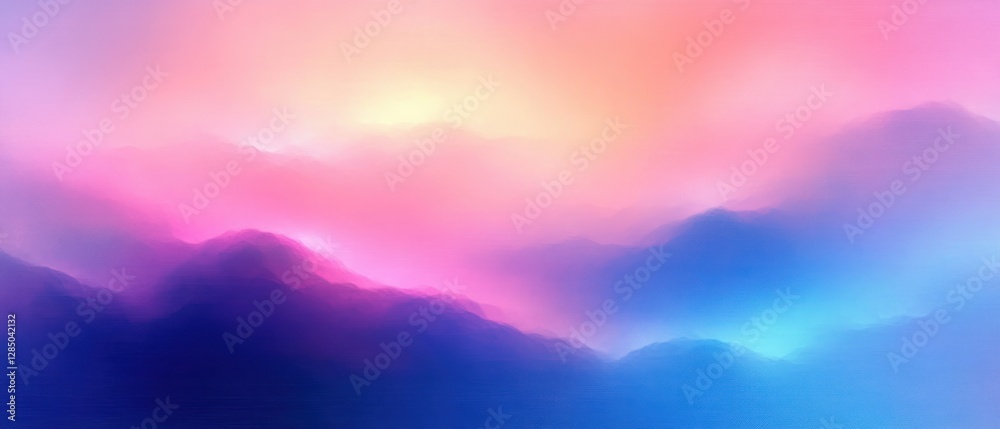 Poster Abstract Pastel Gradient Background Soft Texture Grainy Noise Pattern Holographic Vintage Retro Blurred Design