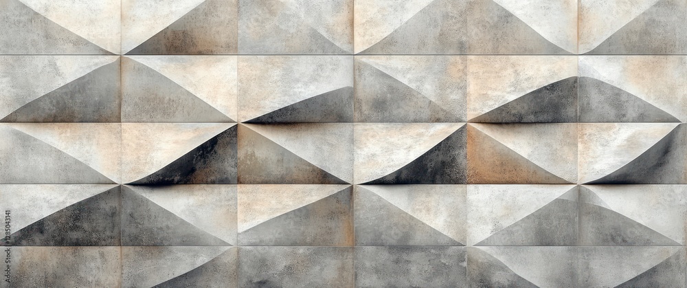 Aufkleber abstract geometric pattern textured background in soft monochromatic colors and natural light
