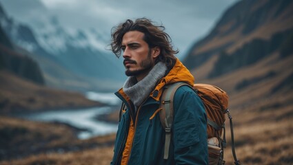 Naklejka premium Adventurous souls with a bohemian spirit exploring the great outdoors