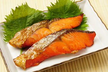 鮭の塩焼き