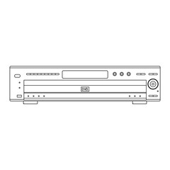 audio video player illustration minimalist