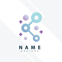 Futuristic Tech Logos: Abstract and Geometric Shapes