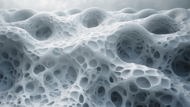 abstract white neural pattern