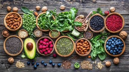 Superfoods Collection: A Vibrant Array of Nutritious Ingredients