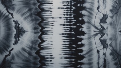 Abstract Striped Tie Dye Design. Gray Tie Dye Effect. Black Aquarelle Pattern. Abstract Gray Nature Tie Dye. Innovative Continuous Flow. Stripe Pattern. Ink Water Stain. Art Stripe Mark.