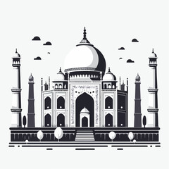 mosque vector illustration