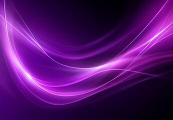 Fototapeta premium Stylish dark purple background with elegant curved line elements