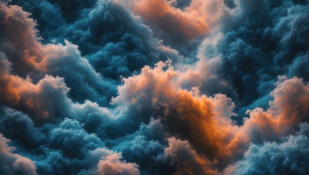 Endless pattern inspired by data analysis