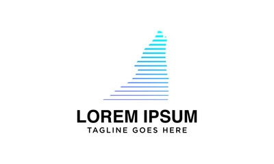 premium logo silhouette pet dog lines