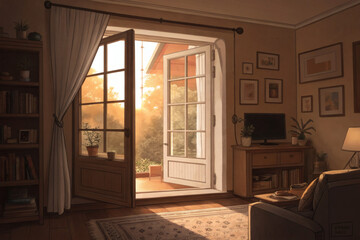 Obraz premium A cozy room