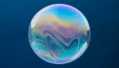 The gentle breeze carries bubbles on their journey.  