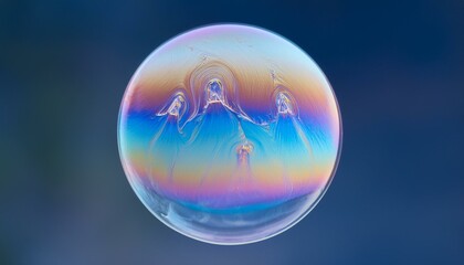 Children laugh as they chase floating bubbles.  