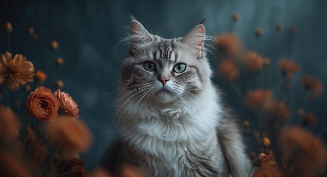 Domestic cat breed known as Turkish Angoras, which is one of the timeless, naturally occurring cat breeds that originated in central Anatolia (currently the Ankara region of Turkey).