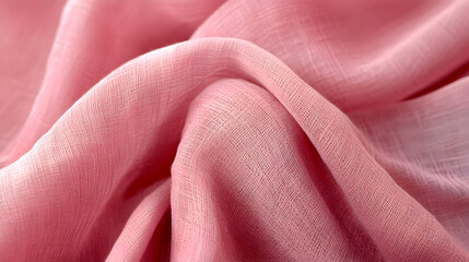 a soft cotton fabric with a light and airy texture, gently folded to create soft creases 