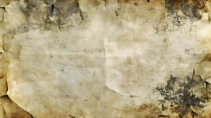 paper with torn edges and faded ink stains, giving an aged appearance 