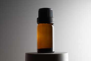 Blank essential oil bottle mockup