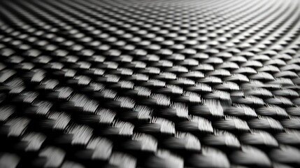 Fototapeta premium Abstract Carbon Fiber Texture: Close-Up Weave