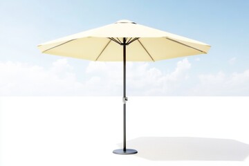 A short description of a beach umbrella